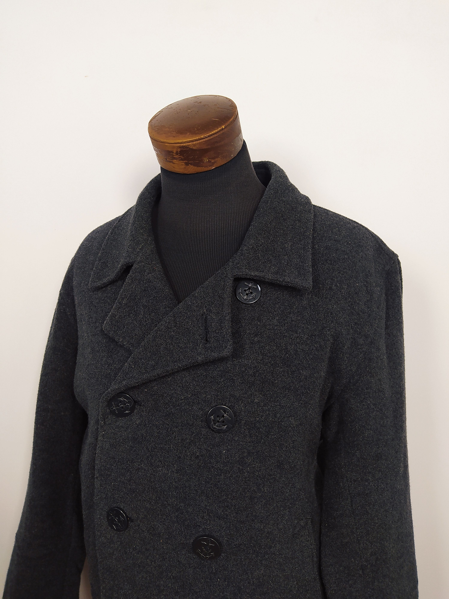Abrigo marinero Clockhouse lana premium TALLA L 2
