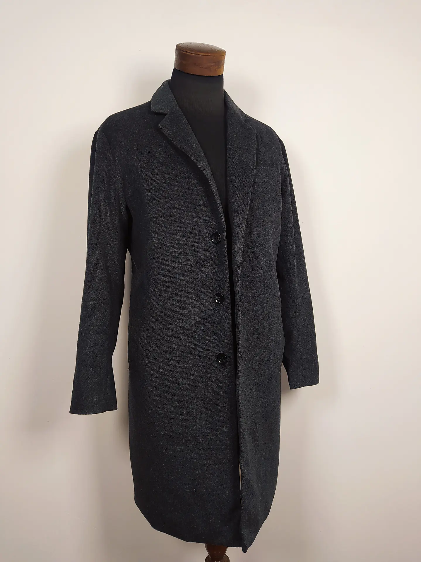 Abrigo largo lana premium Net Men TALLA M 2