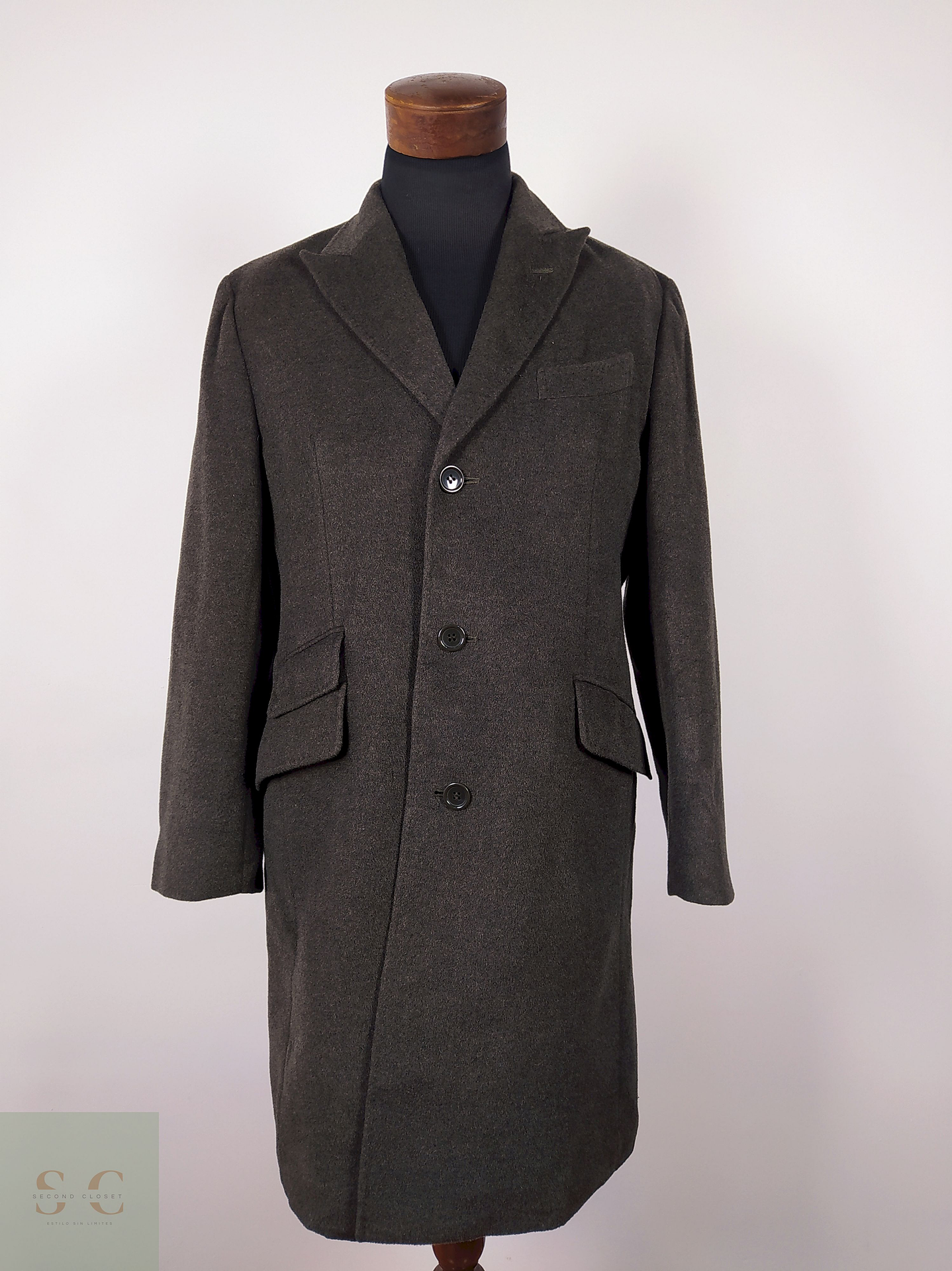 Abrigo lana y cashmere Gladan premium TALLA ML 1