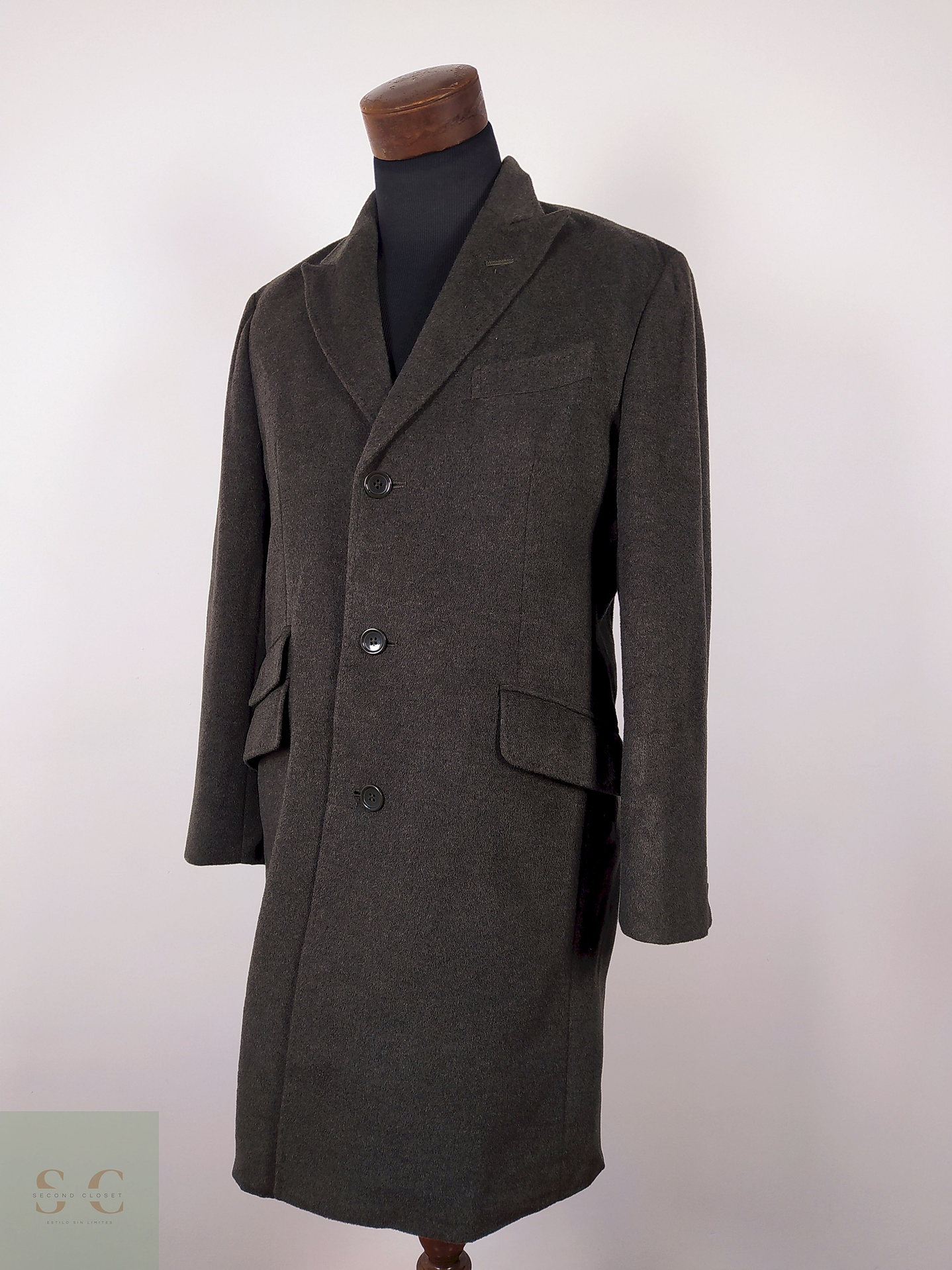 Abrigo lana y cashmere Gladan premium TALLA ML 2