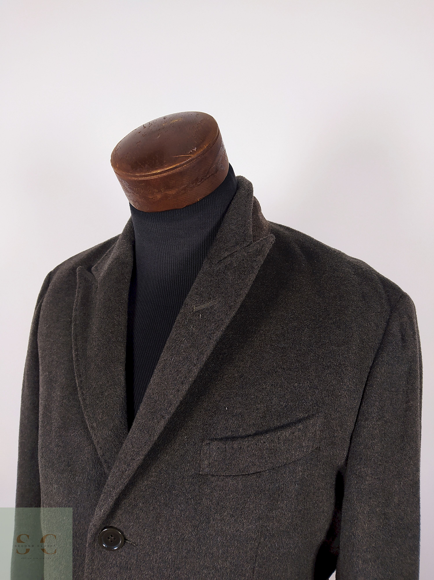 Abrigo lana y cashmere Gladan premium TALLA ML 3