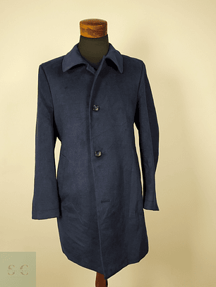 Abrigo Kenneth Cole azul premium TALLA M