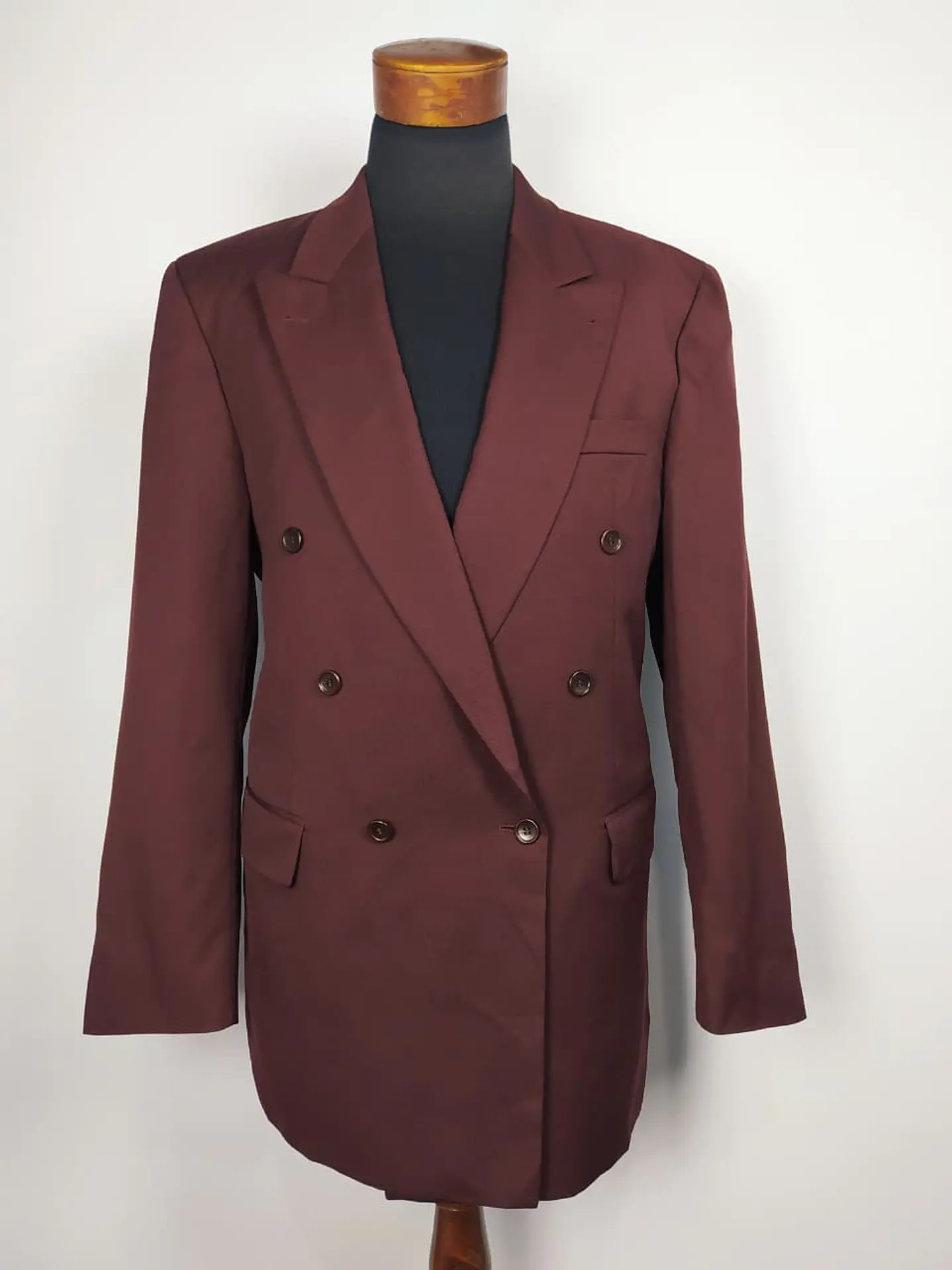 Blazer lana virgen double breasted Roy Robson TALLA XL  1