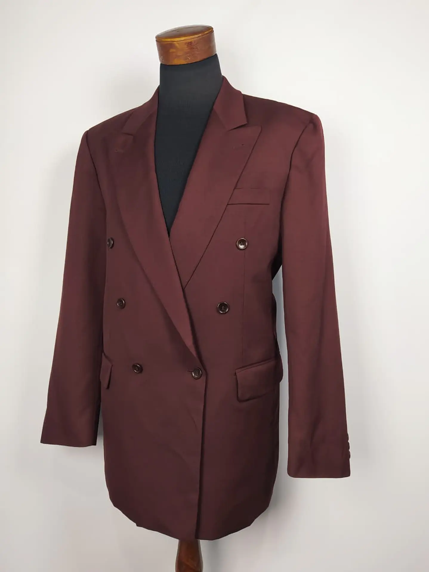 Blazer lana virgen double breasted Roy Robson TALLA XL  2