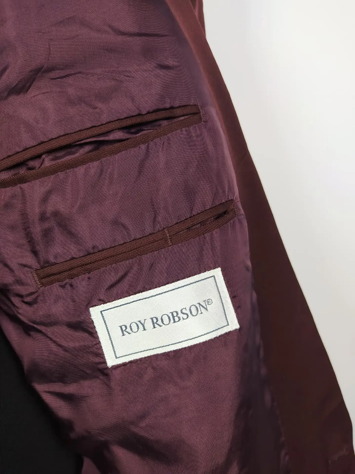 Blazer lana virgen double breasted Roy Robson TALLA XL  5