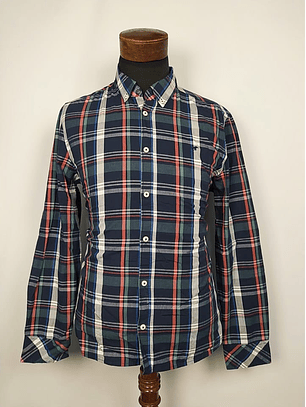 Camisa a cuadros manga larga TALLA M