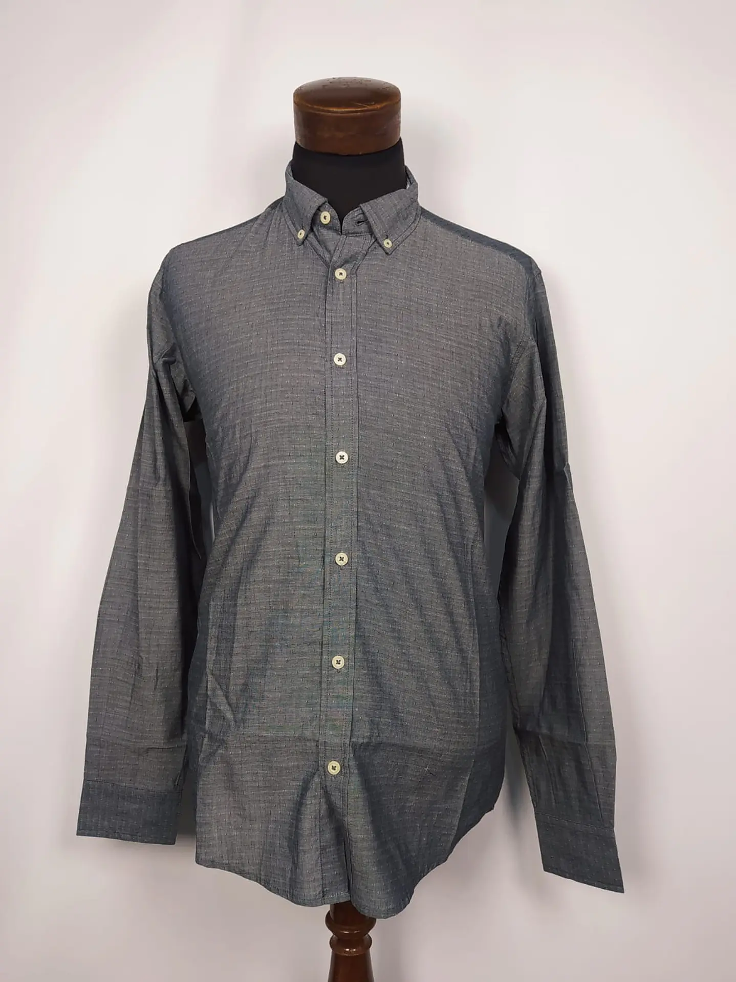 Camisa gris lisa TALLA M 1