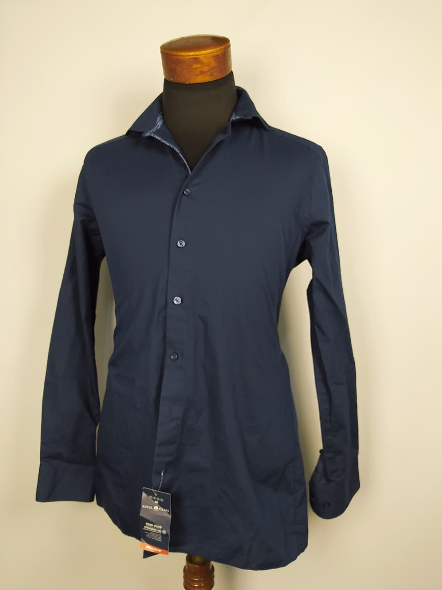 Camisa Royal Class azul marino TALLA S. 1