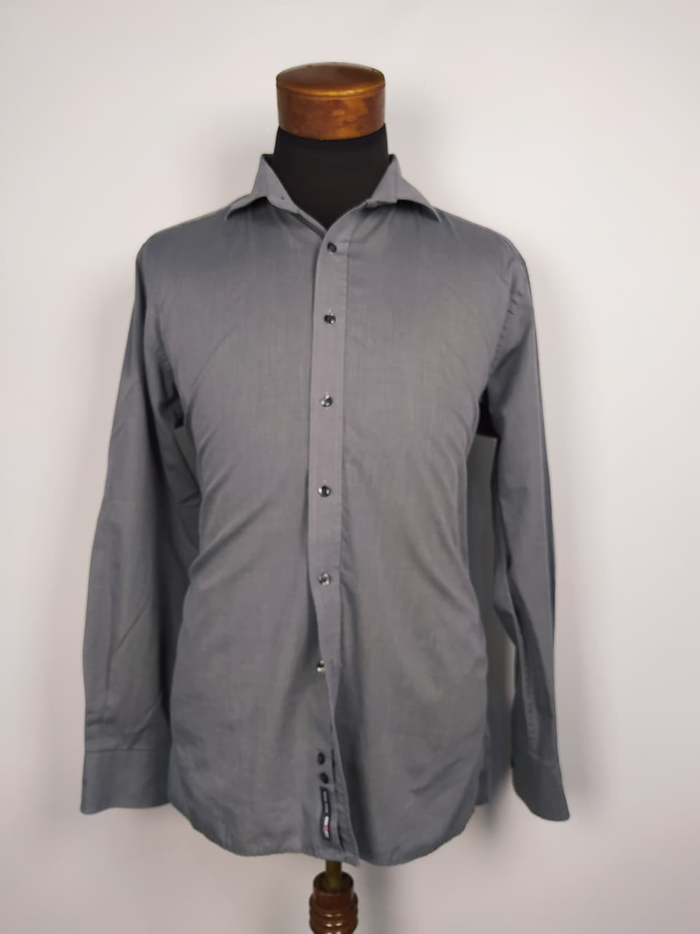 Camisa gris Eterna Modern Fit TALLA L 1