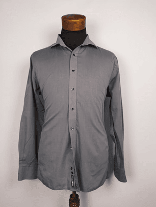 Camisa gris Eterna Modern Fit TALLA L