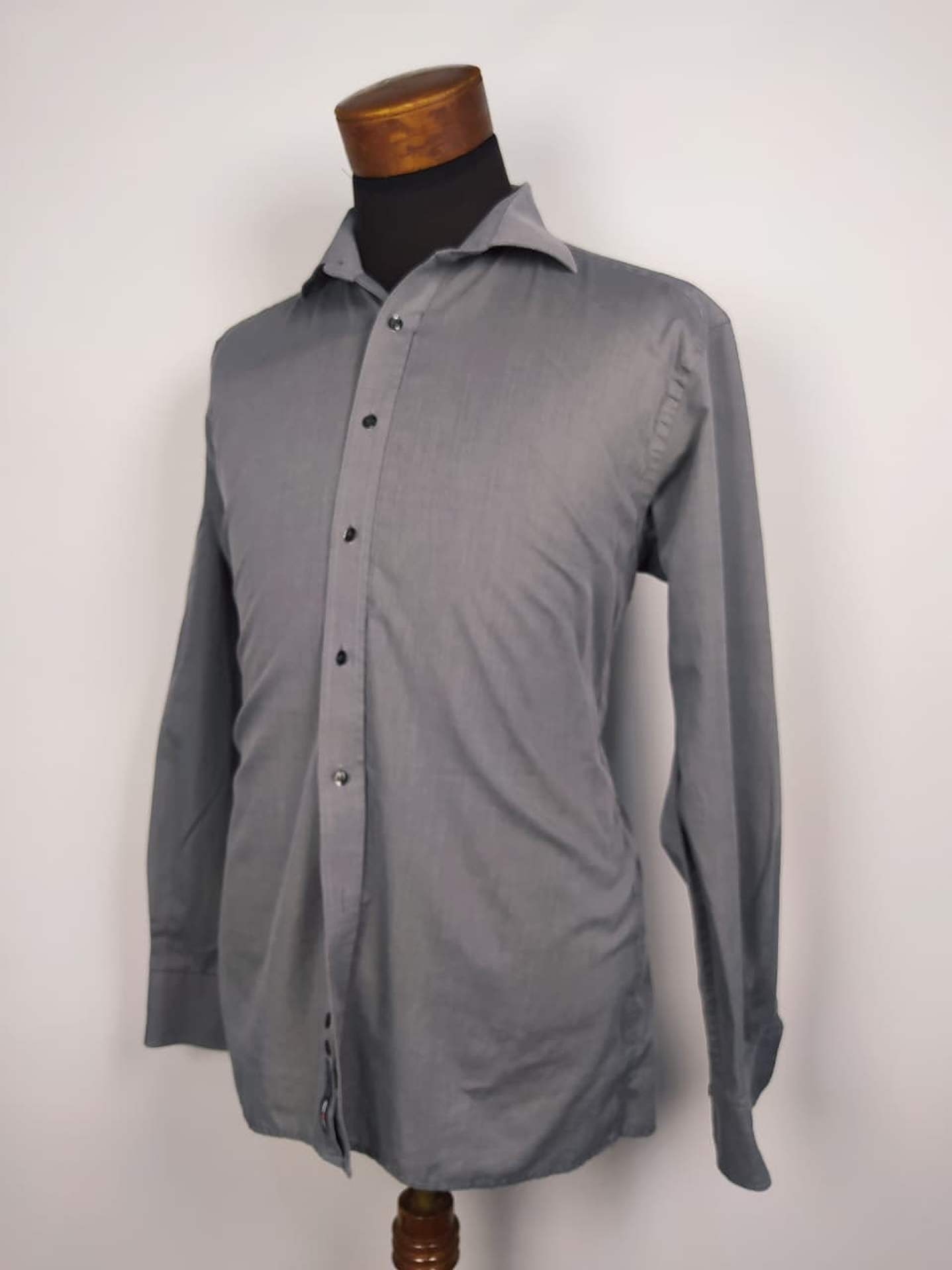 Camisa gris Eterna Modern Fit TALLA L 2