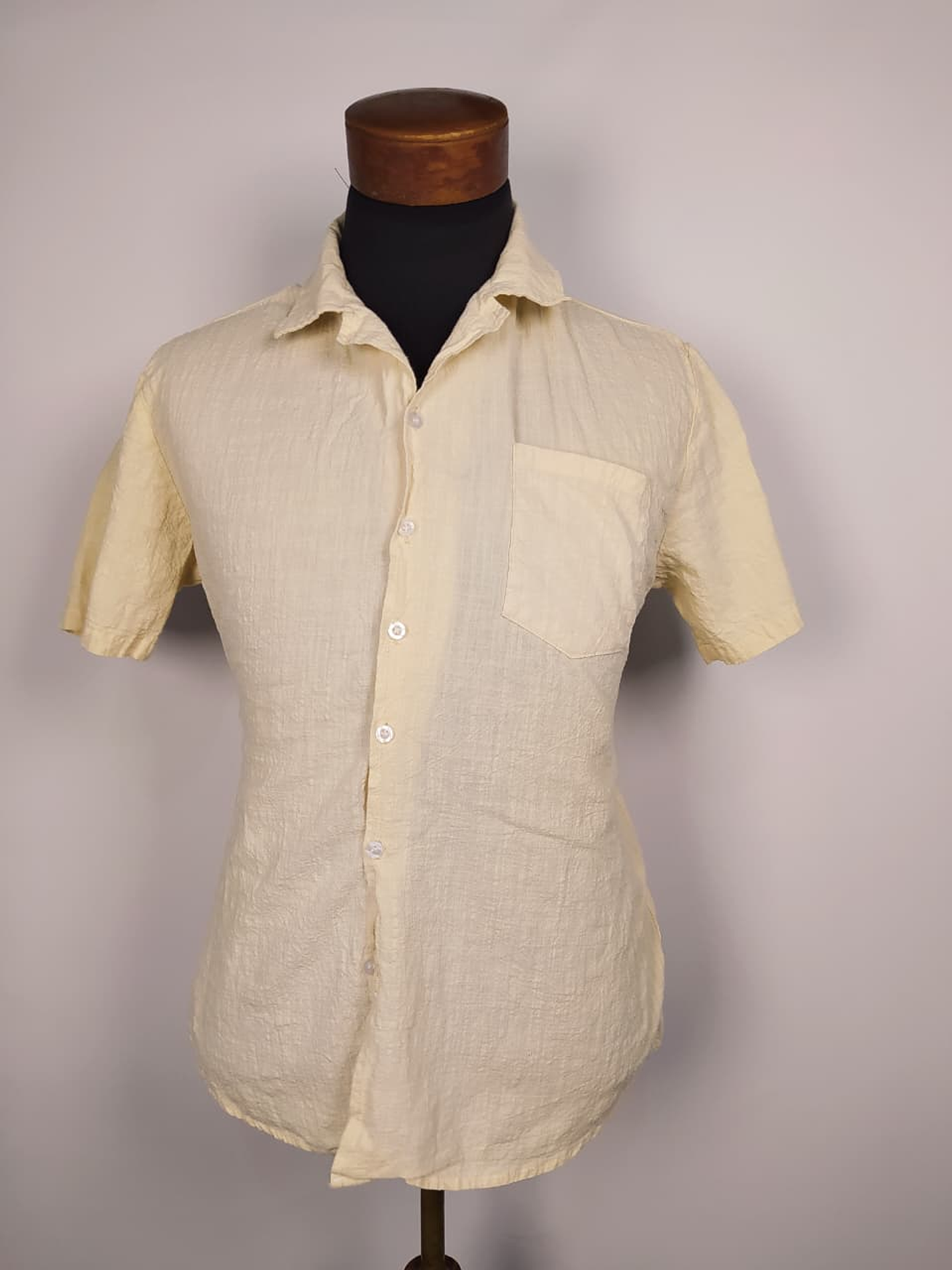Camisa manga corta lino TALLA M 1