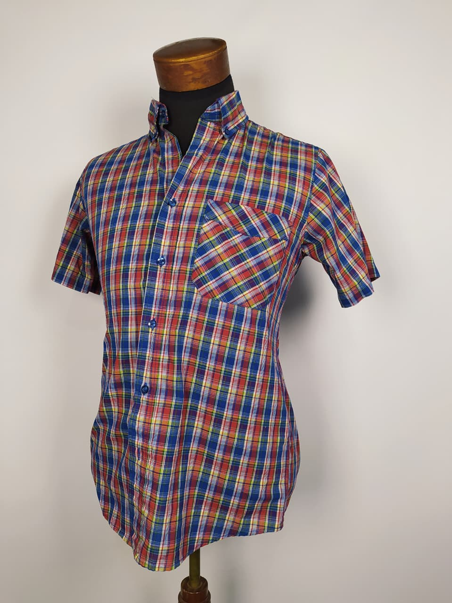 Camisa cuadros TALLA S 2