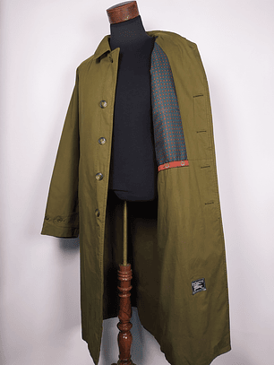 Gabardina Burberry Trench de colección verde TALLA XL 