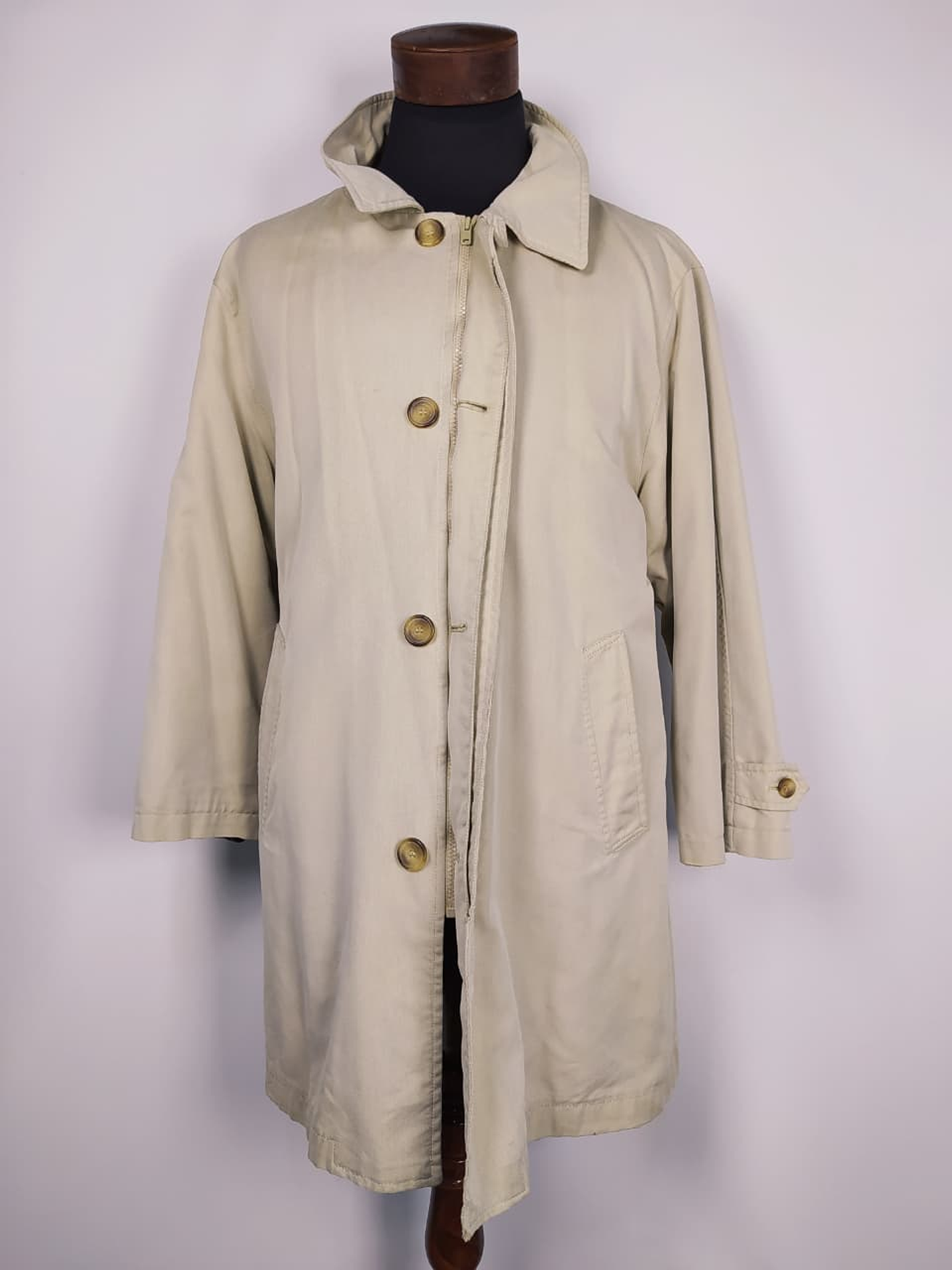 Gabardina Massimo Dutti beige TALLA ML 2