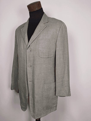 Blazer Ermenegildo Zegna Soft lujo lana lino seda TALLA M
