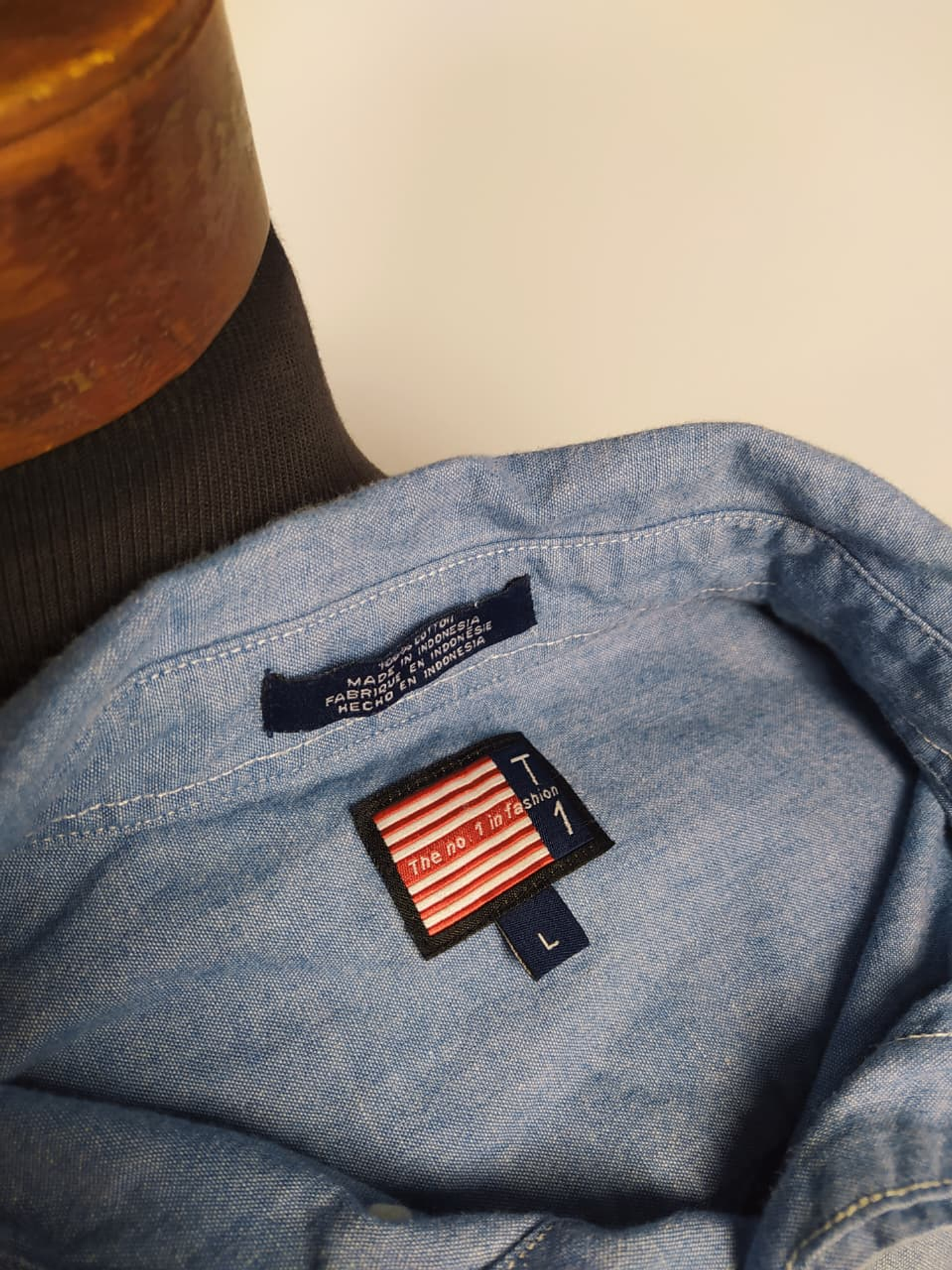 Camisa Celeste Talla L 3