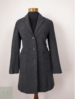 Abrigo Plomo básico Talla S