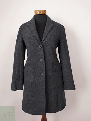 Abrigo Plomo básico Talla S