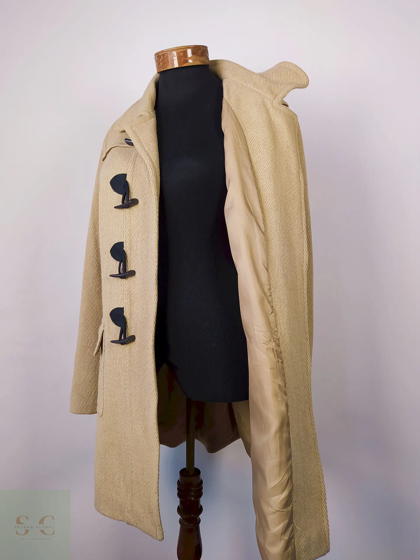 Jones New York abrigo beige Talla SM 2