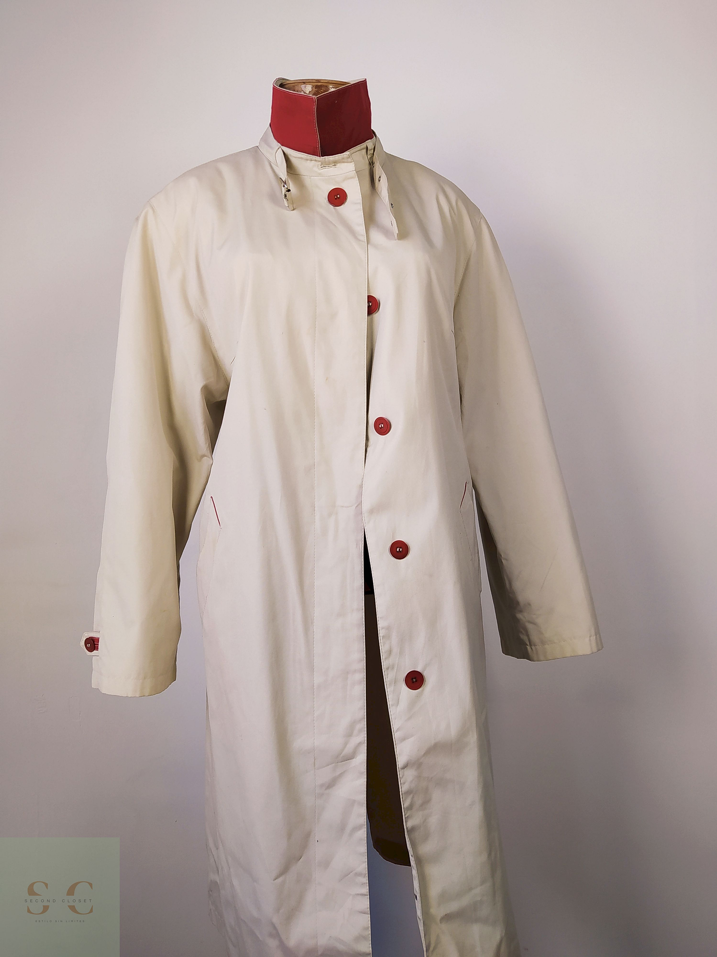 Barisal trench blanco hueso Talla L 1