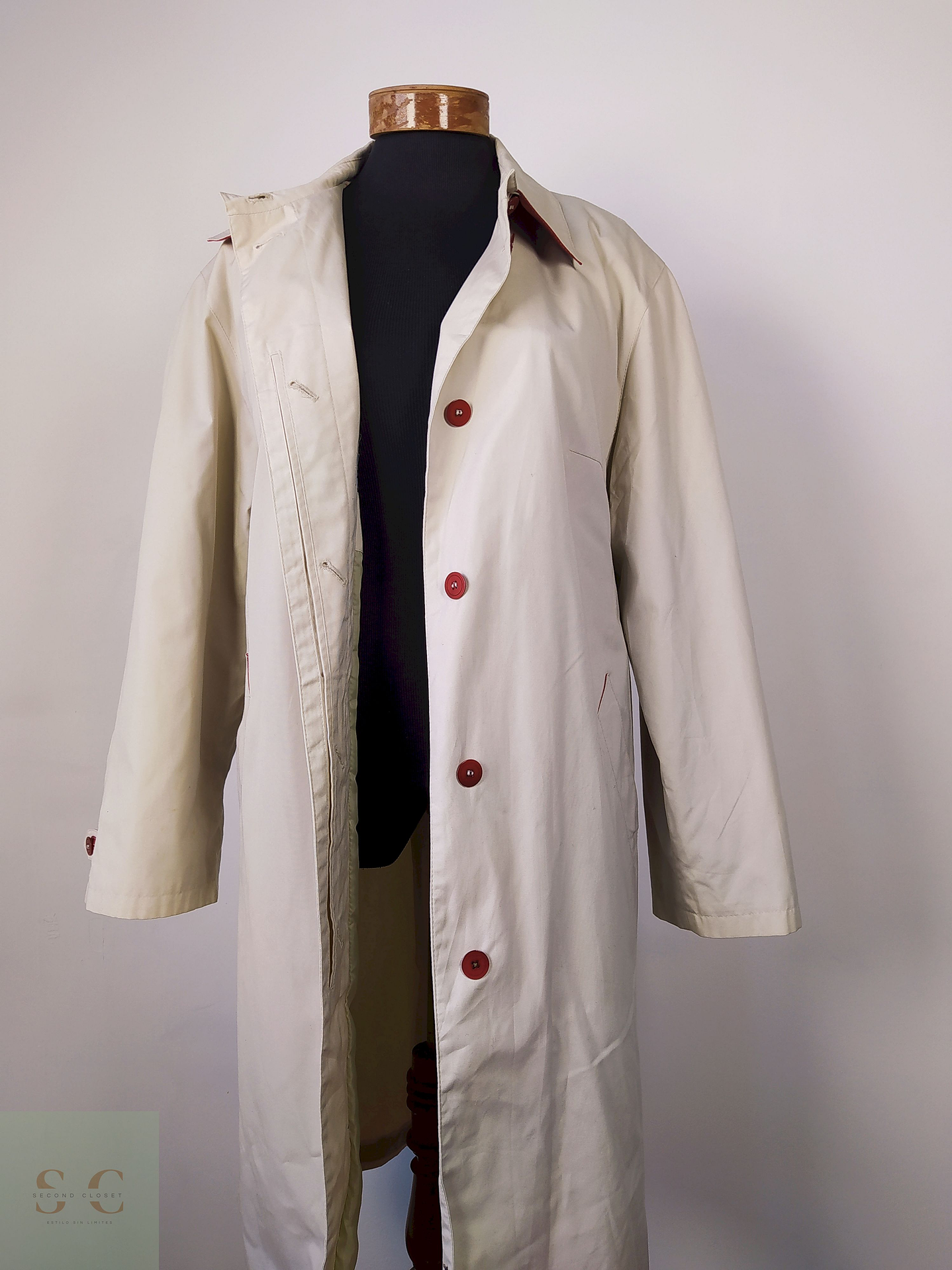 Barisal trench blanco hueso Talla L 2