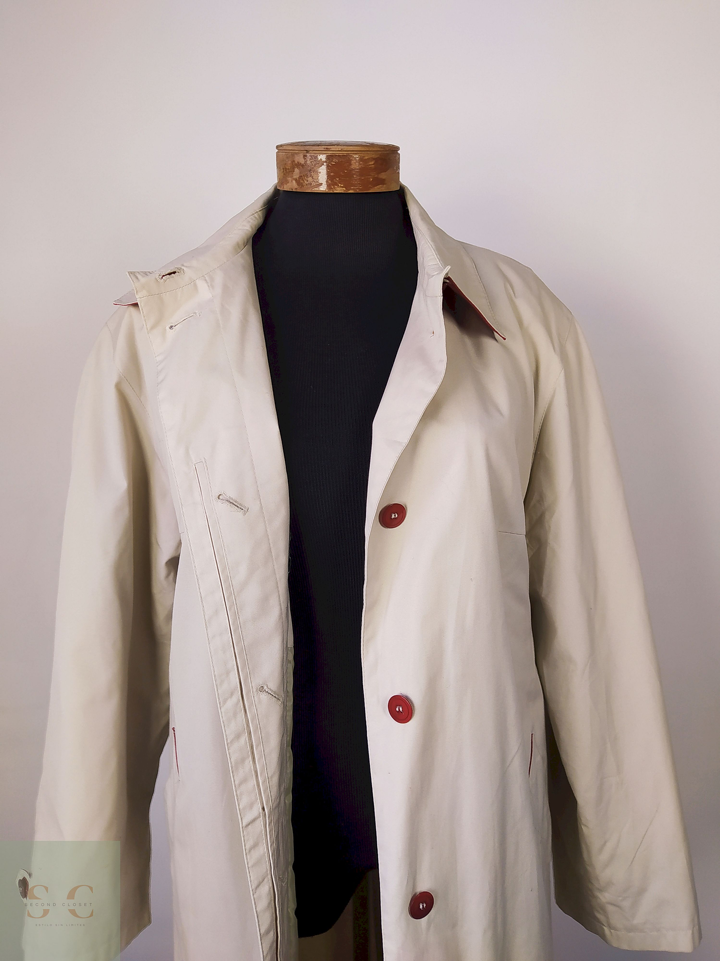 Barisal trench blanco hueso Talla L 3