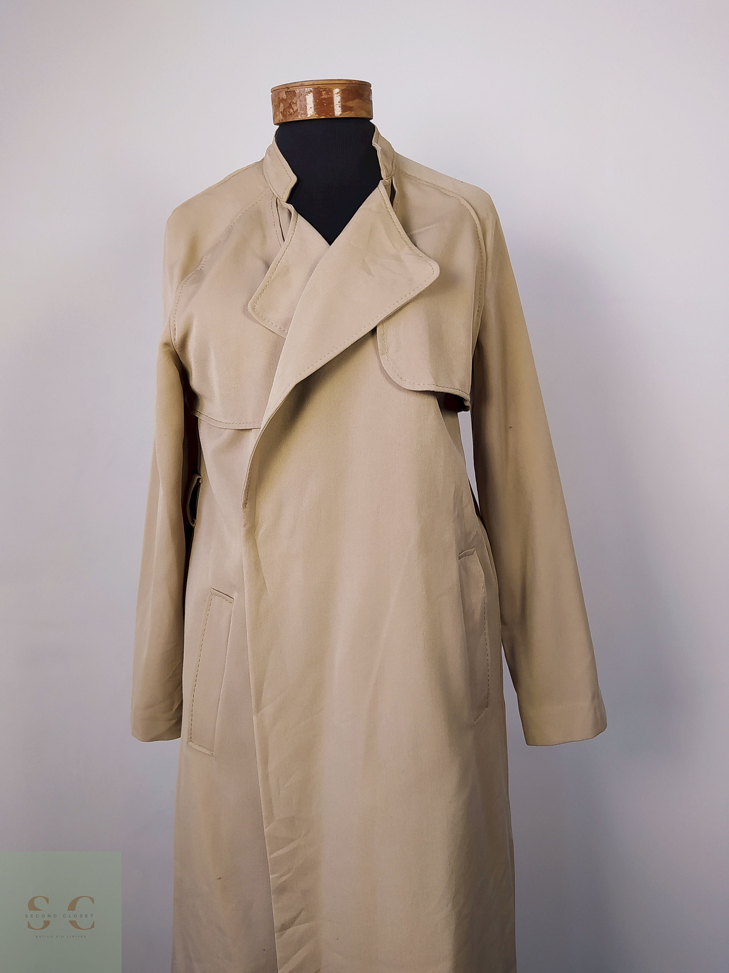 H&M abrigo beige Talla S 1