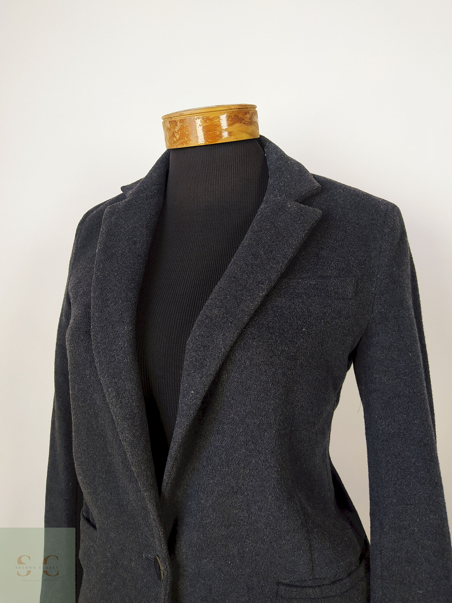 Dresslave abrigo plomo Talla XS-S 4