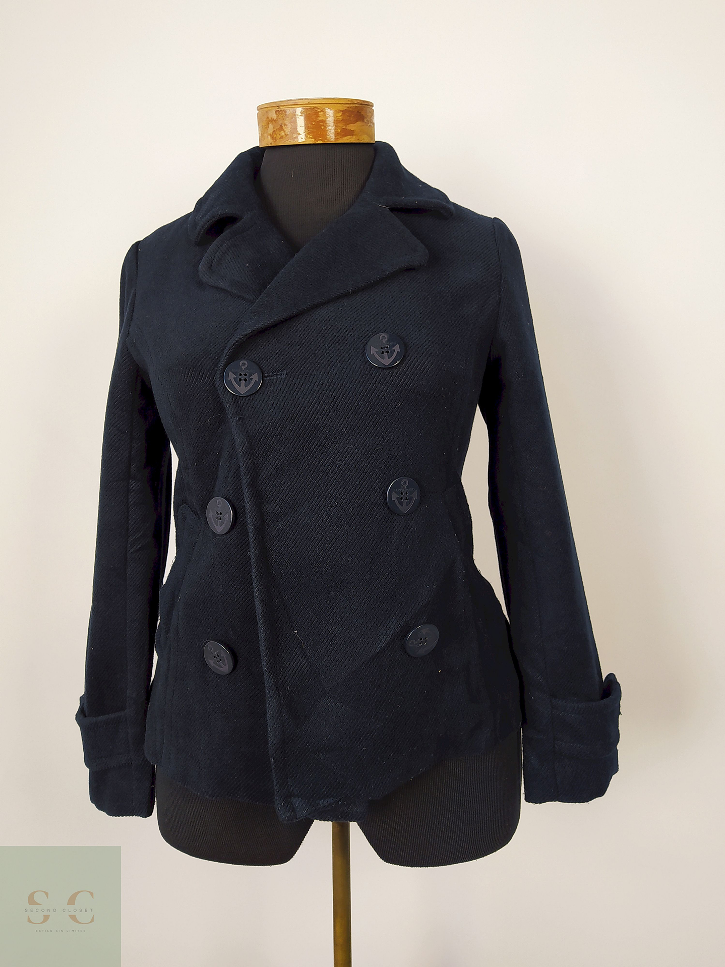 Marinero azul mezcla fibras Talla S 1