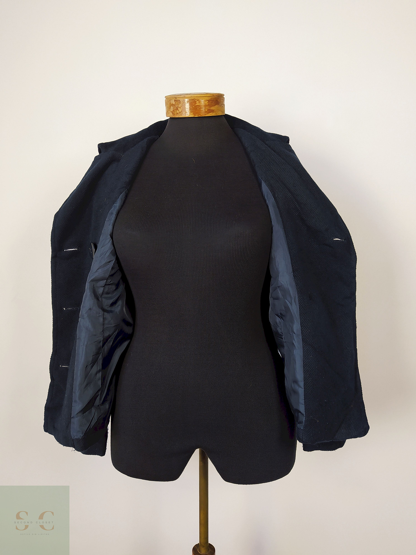 Marinero azul mezcla fibras Talla S 4