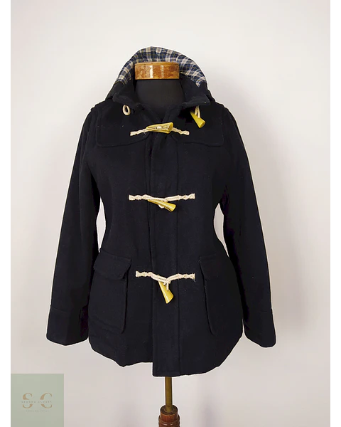 Abrigo Montgomery mujer negro TALLA S