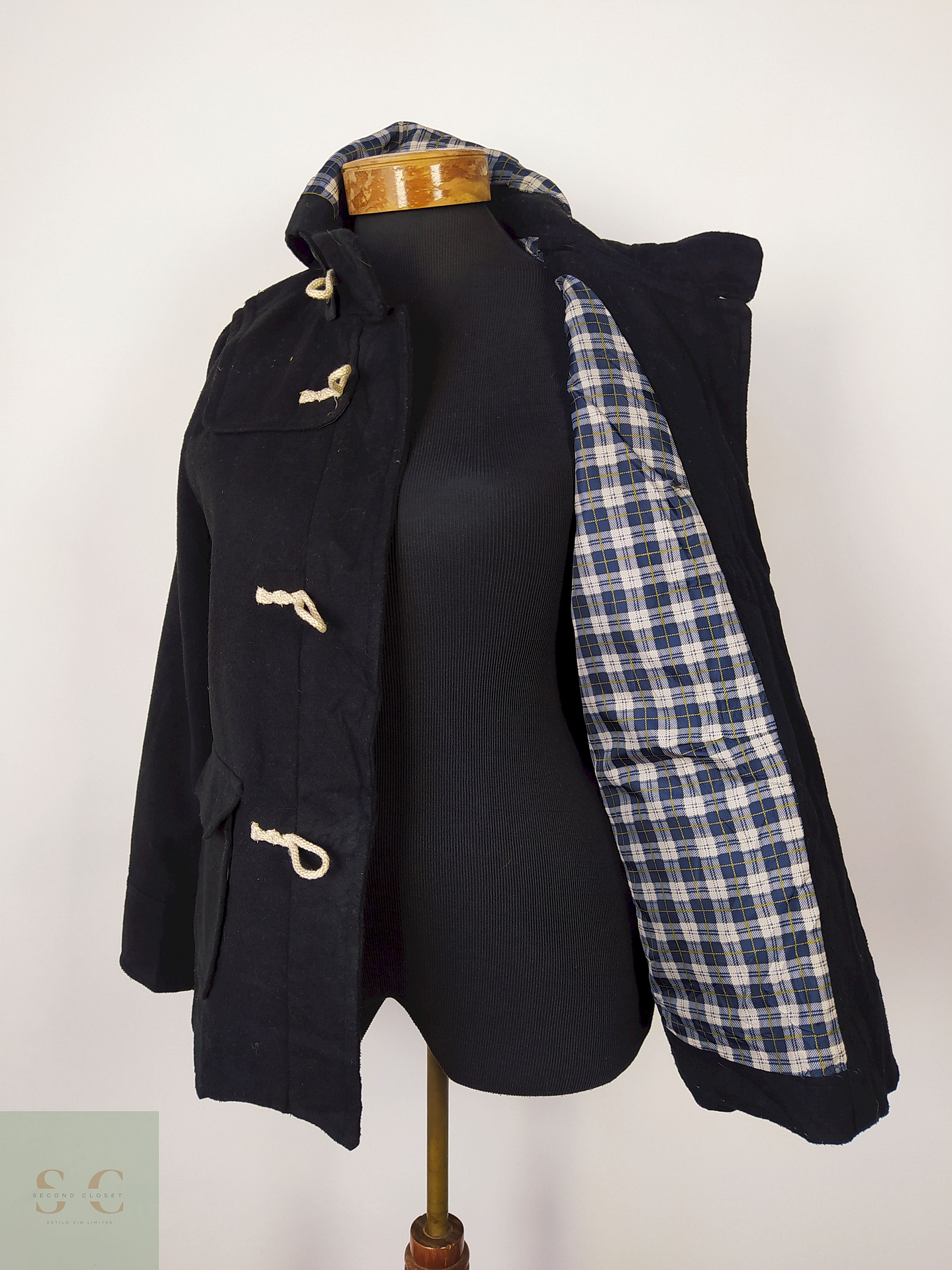 Montgomery negro mezcla fibras Talla S 2