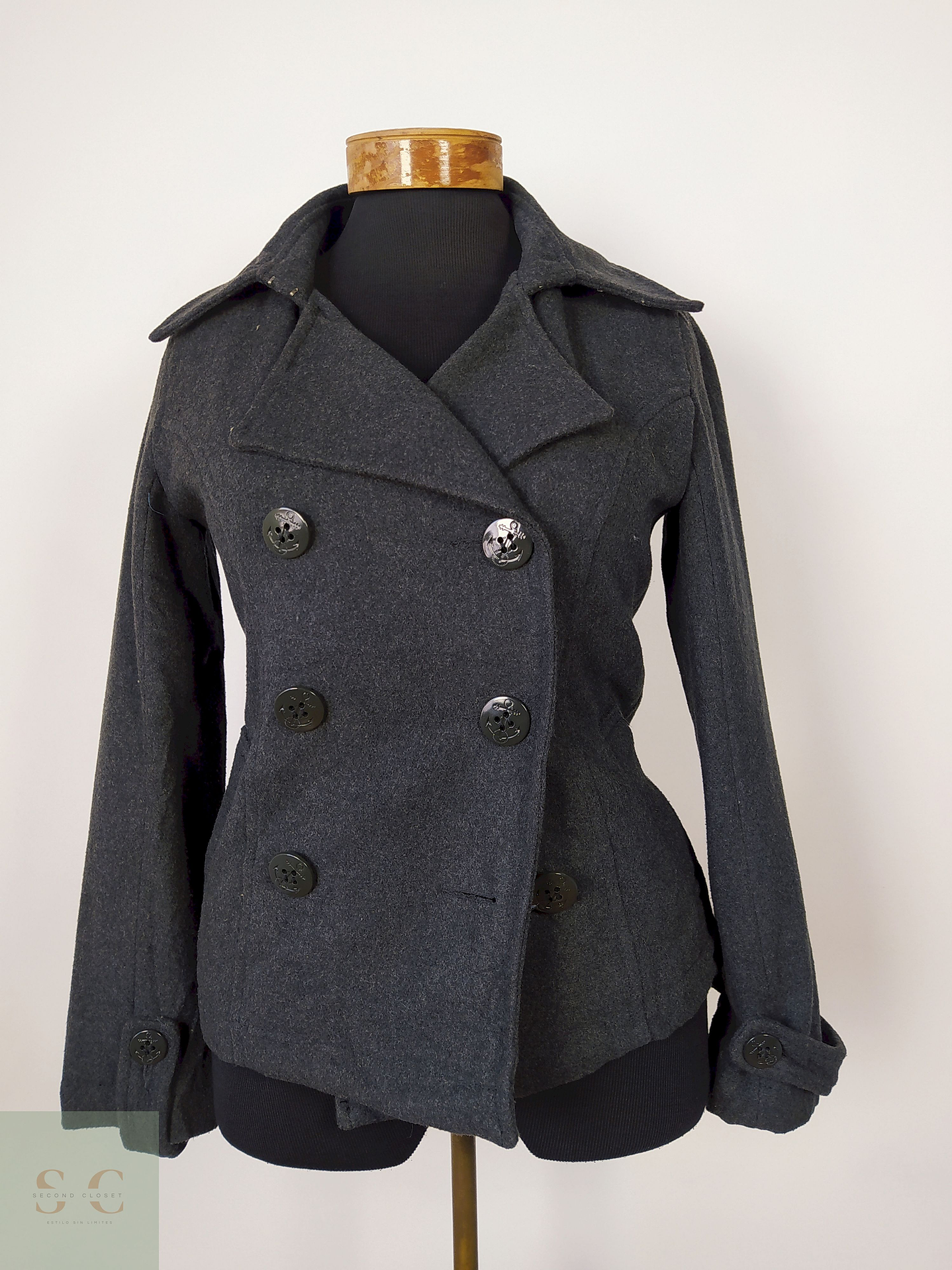 Marinero plomo mezcla fibras Talla S 1