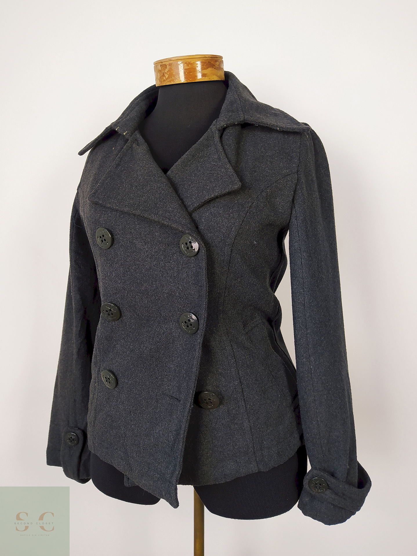 Marinero plomo mezcla fibras Talla S 3