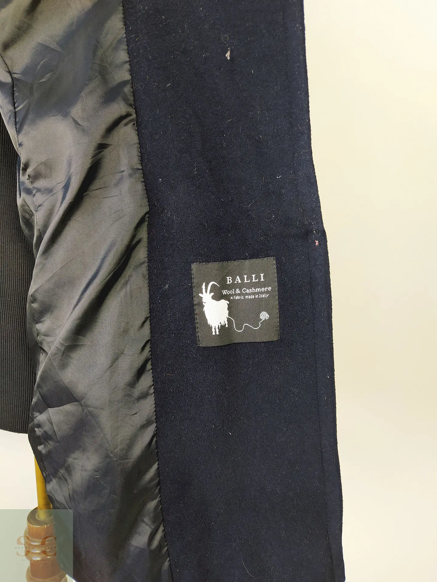 Abrigo lana y cashmere mujer Fuchs Schimitt azul Talla M 5