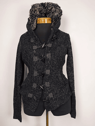 Sueter chaleco mujer TALLA M con gorro