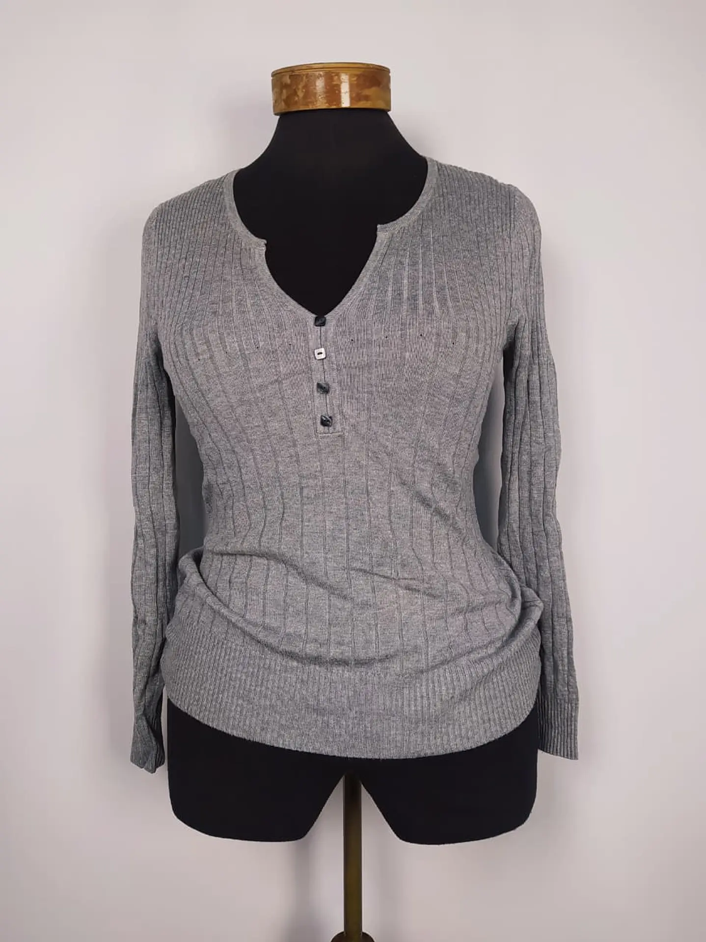 Sueter gris mujer TALLA M 1