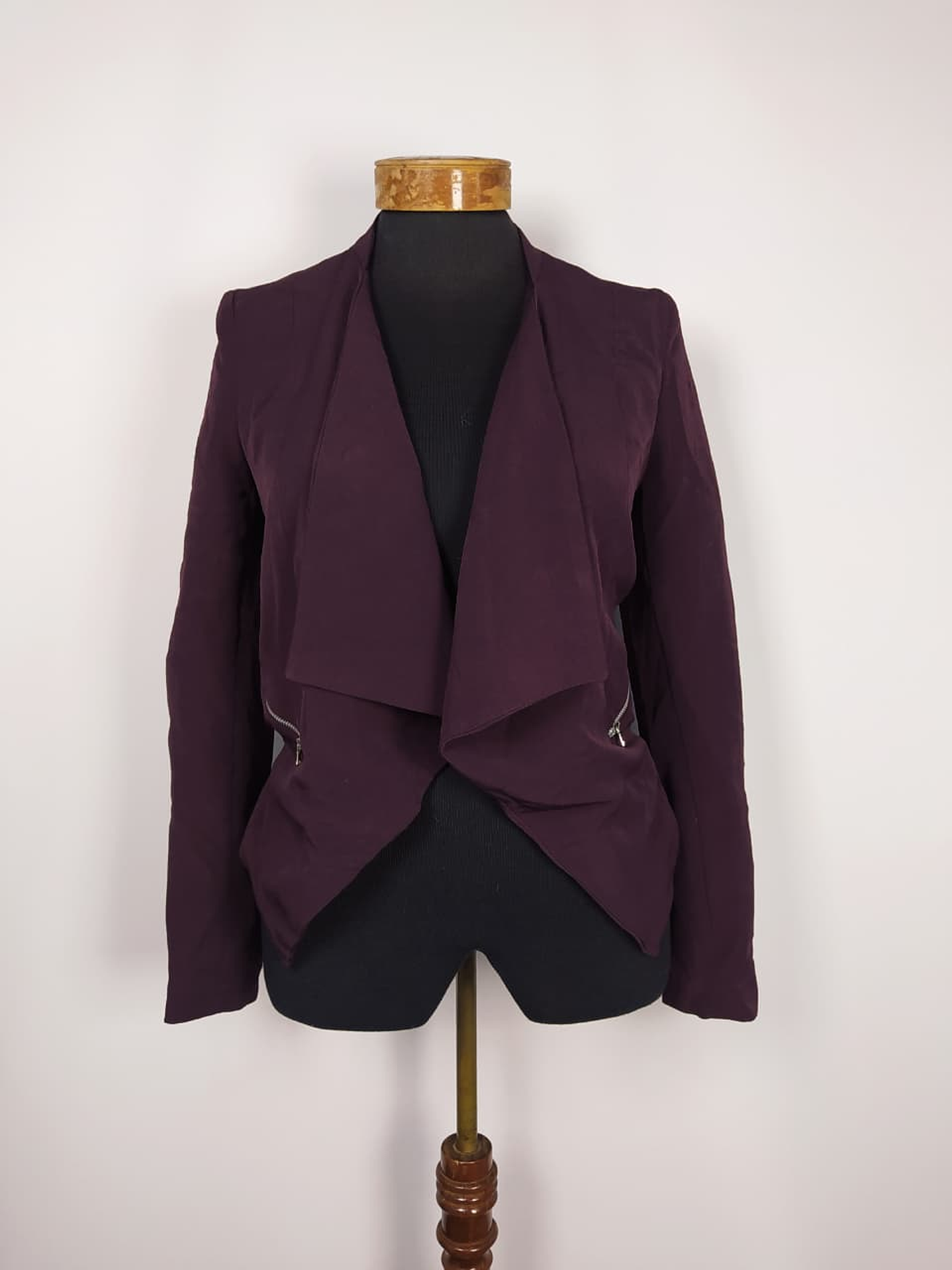 Chaqueta abierta Bershka TALLA XS 1