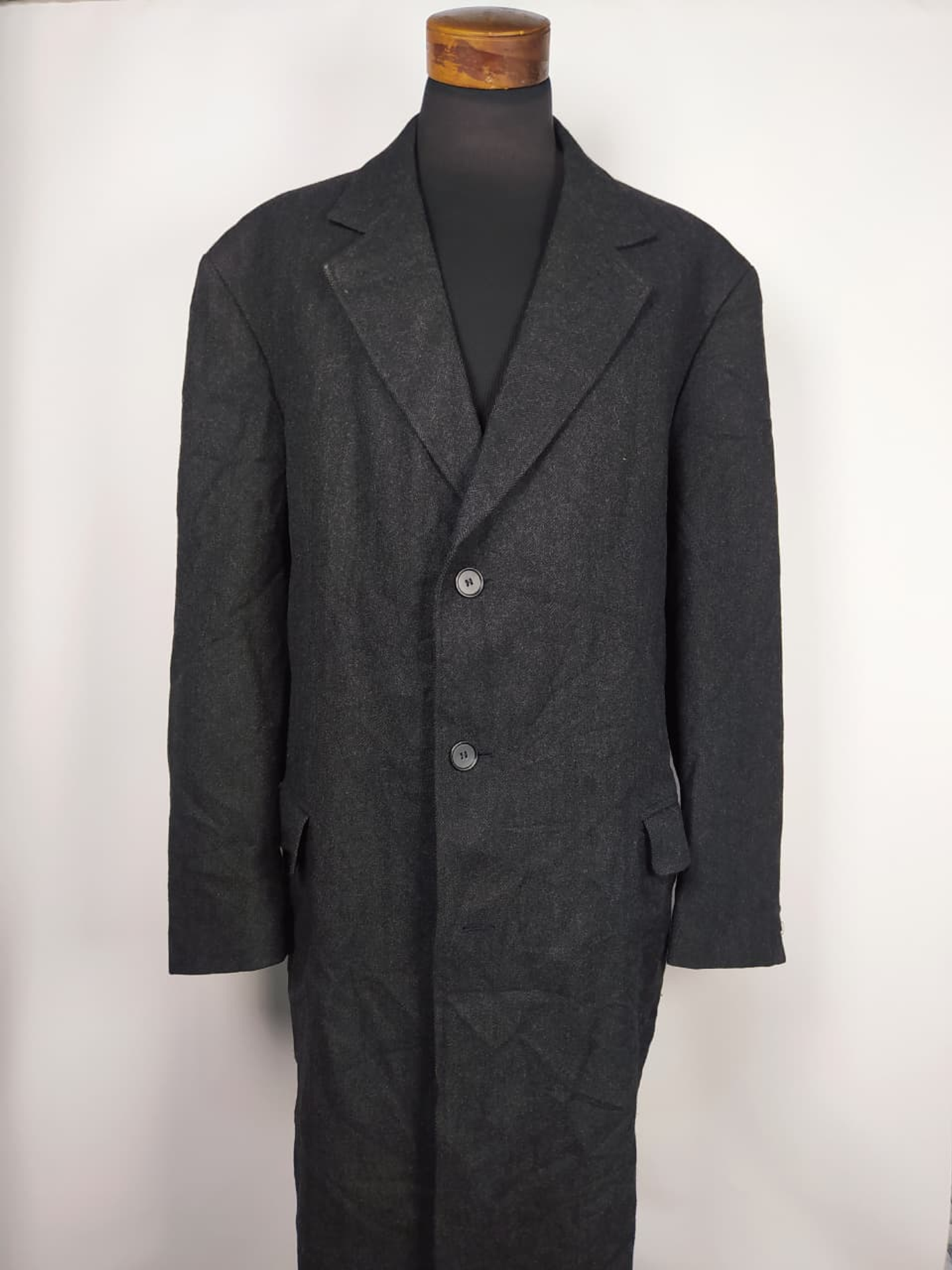 Abrigo Hombre Talla XXL Plomo Lana  1