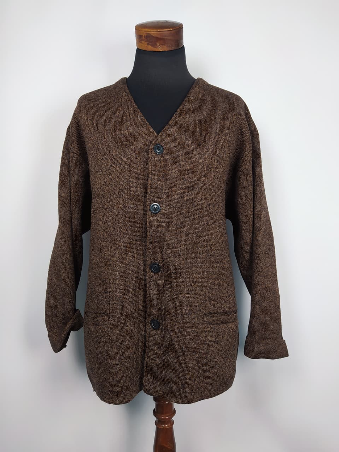 Chaqueta Hombre Talla XXL Tejida Lana Virgen 1