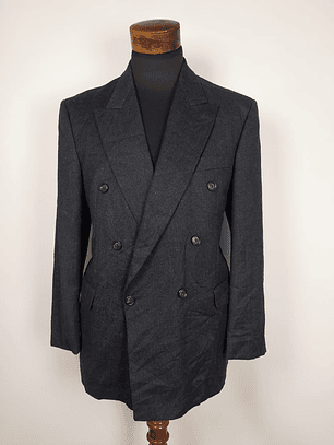 Chaqueta Doble Pecho Hombre Talla L Lana