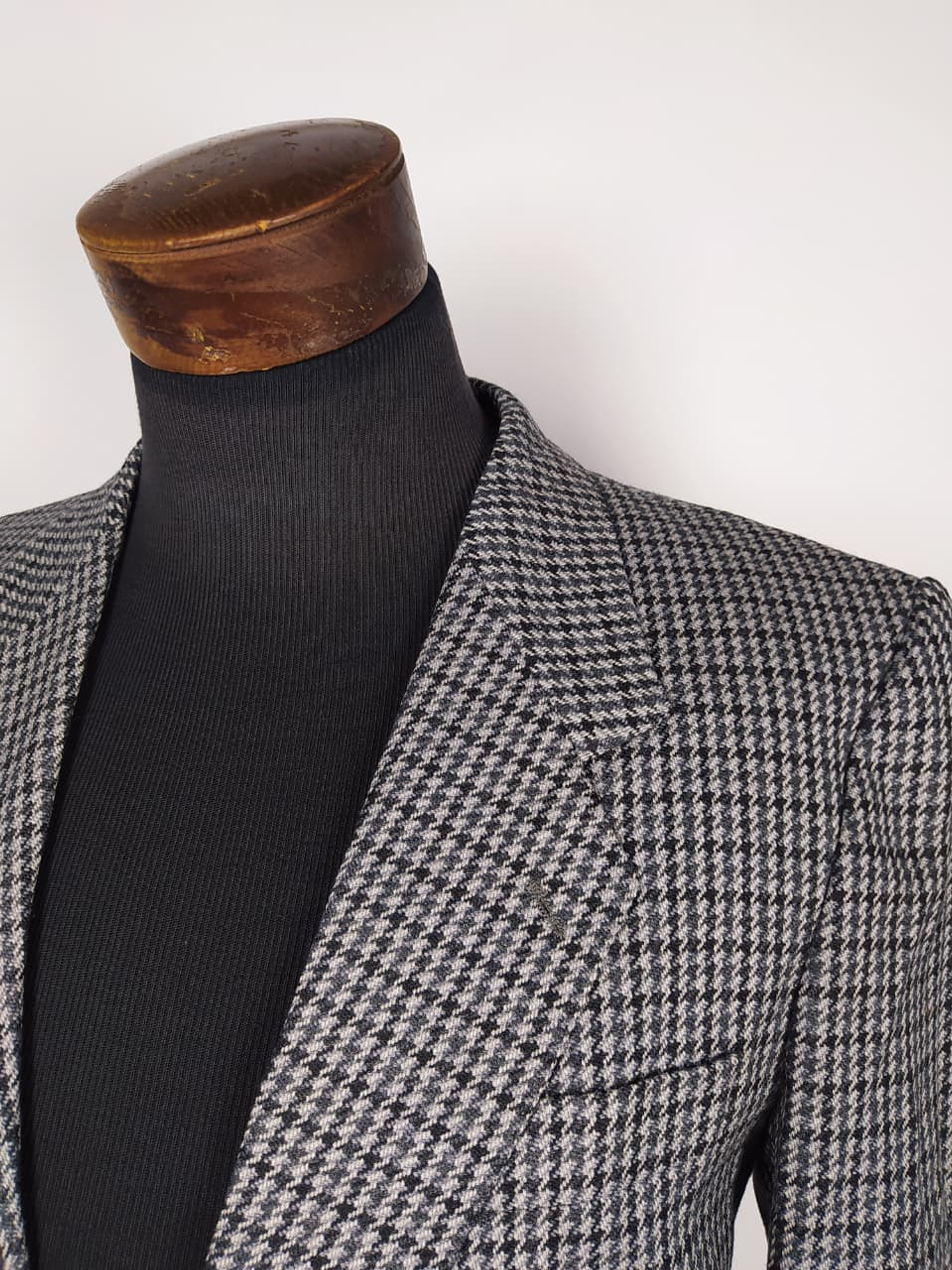 Chaqueta Hombre Talla ML Lana Pata de Gallo  2