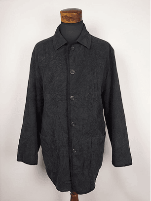 Abrigo Ligero Hombre Talla LXL Stones Plomo Lana