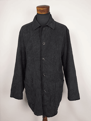 Abrigo Ligero Hombre Talla LXL Stones Plomo Lana