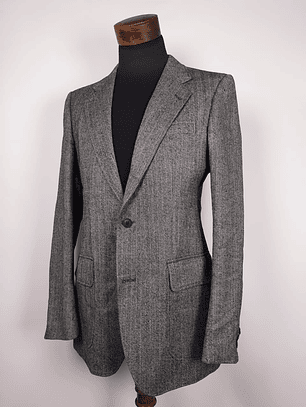 Chaqueta Hombre Talla SM Plomo Lana Espiga