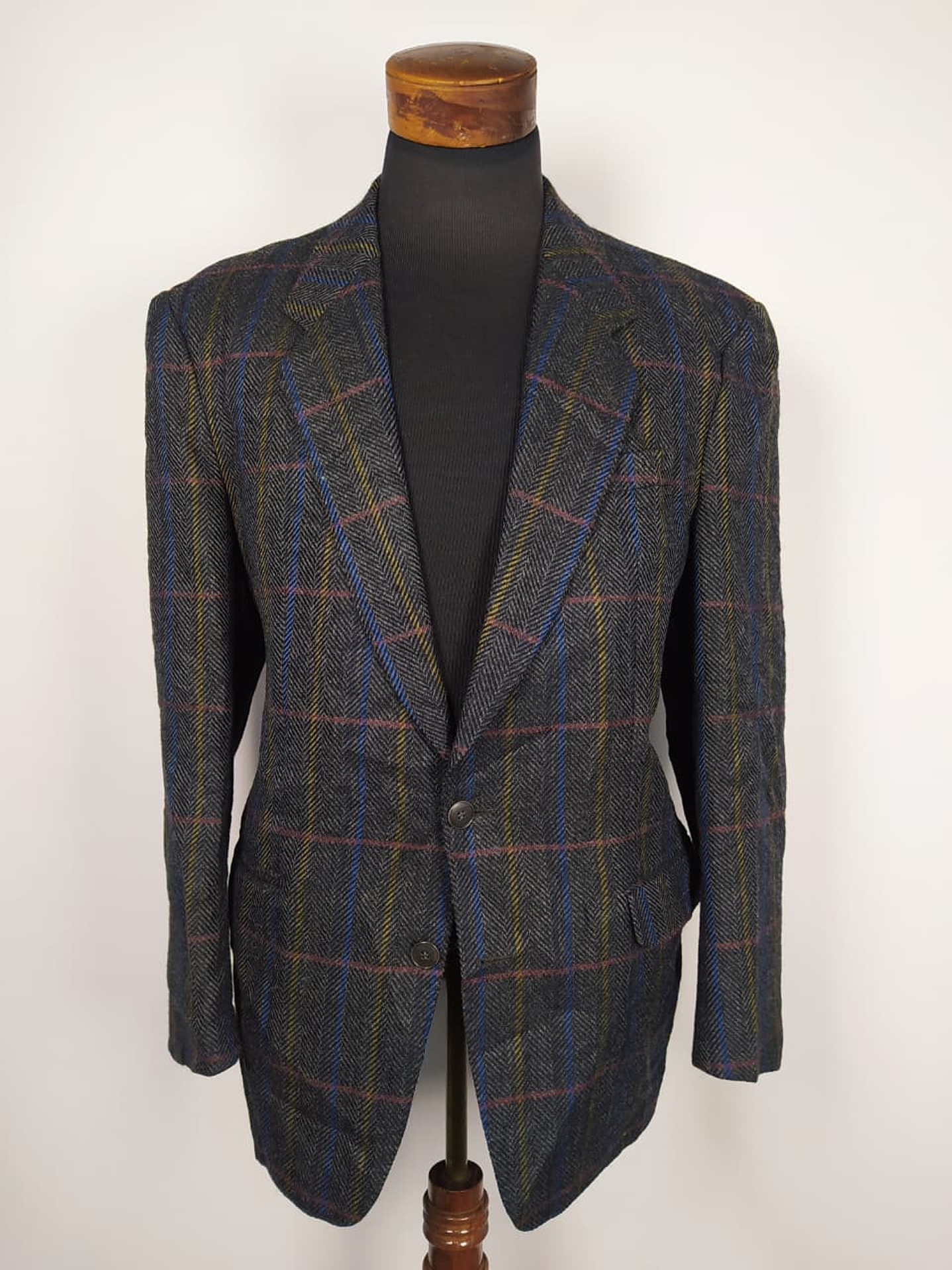 Chaqueta Hombre Talla XL Lana Tweed  1