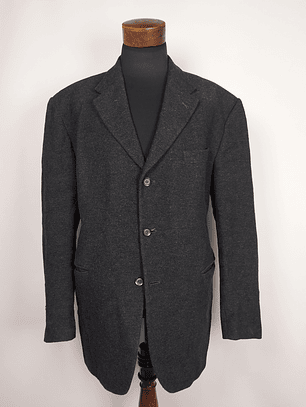 Chaqueta Hombre Plomo Grueso Talla XXXL 58 100% Lana Virgen