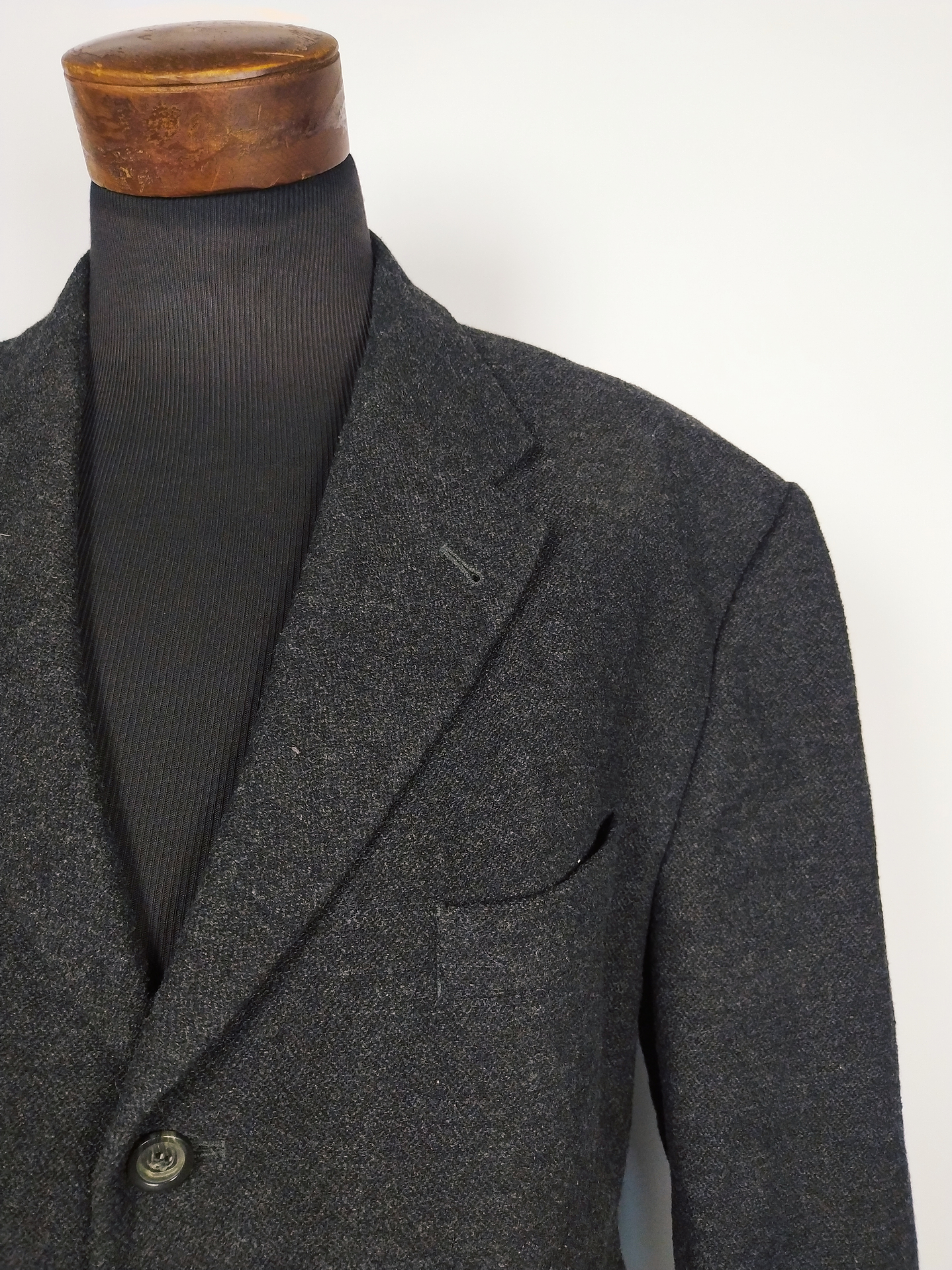 Chaqueta Hombre Plomo Grueso Talla XXXL 58 100% Lana Virgen 3