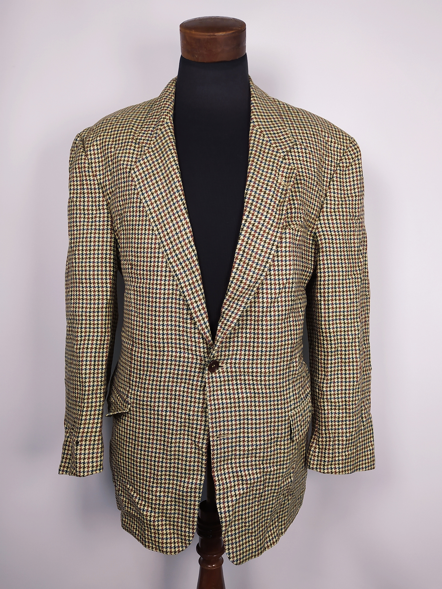 Chaqueta Hombre Lenox Pata de Gallo Talla XXL 56 100% Lana Virgen 1